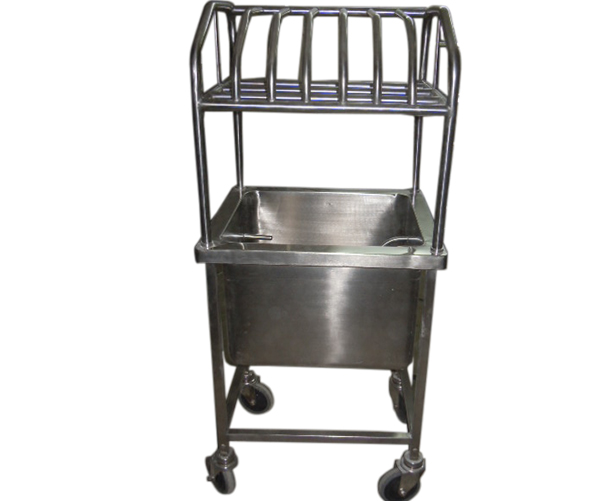 SS Stainless Steel Chopping Board Trolley